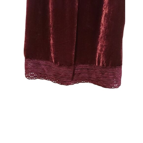 April Cornell Francesca Velvet Dress, Floral Embroidery, Crochet Hemline | XS - Picture 8 of 13
